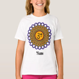 Spirituelle Mandala Yoga Om Peacock individuell an T-Shirt