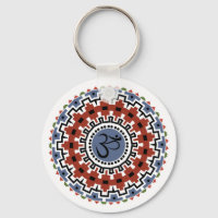 Spirituelle Mandala Yoga Om Rust Blue Kaleidoskop