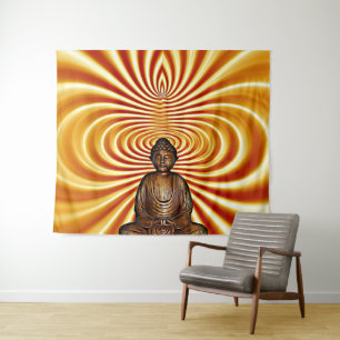 Spirituelle Meditation Buddha Wall Tapestes Wandteppich