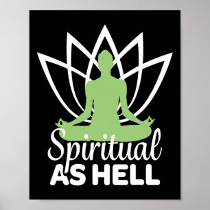 Spirituelle Meditation Yoga Namaste Entspannung Hö Poster