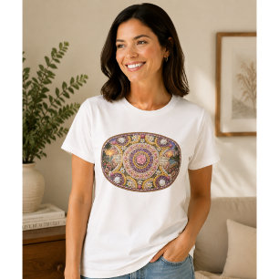 Spirituelle Nautilus-Ozean-Göttinnen-Kunst T-Shirt