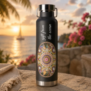 Spirituelle Nautilus-Ozean-Göttinnen-Kunst Trinkflasche