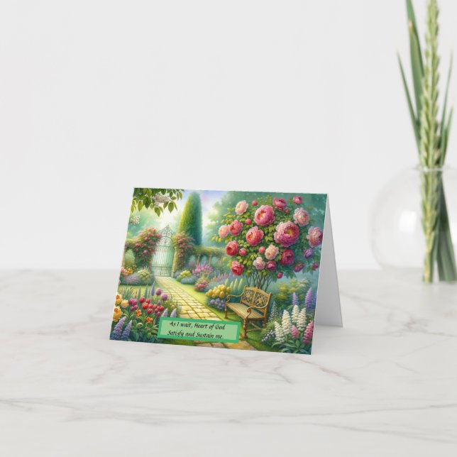 Spirituelle Note Card Dankeskarte (Vorderseite)