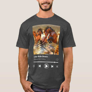 Spirituelle Pferdemotivation Reitsportler T-Shirt