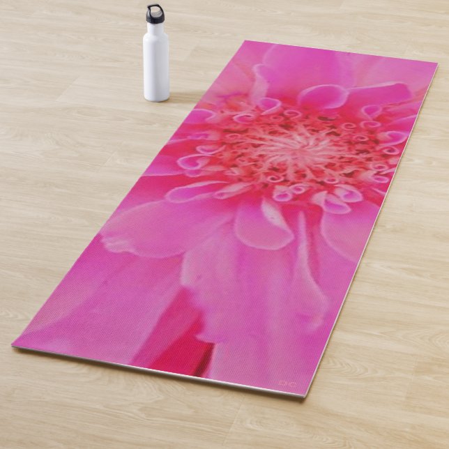 Spirituelle Pink Yoga Blume Yogamatte (Beispiel)