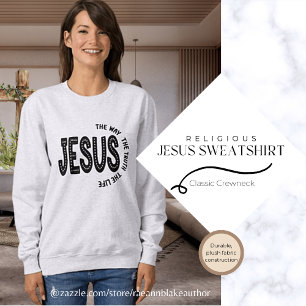 Spirituelle Religiöse Jesus Sweatshirt