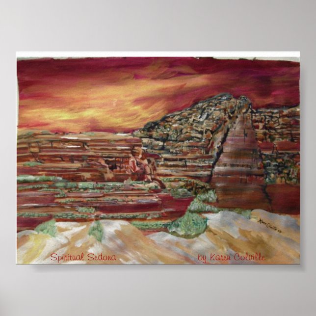 Spirituelle Sedona Poster (Vorne)