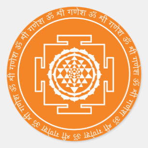 Spirituelle Shree Yantra Sticker