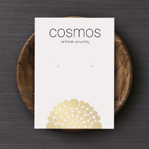 Spirituelle Sterne erwischen Juwelierhalter Visitenkarte