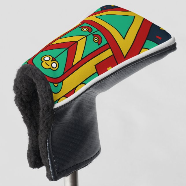 spirituelle Tii Golf Headcover (3/4 Vorderseite)