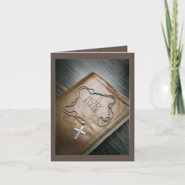 Spirituelle Weihnachten Dankeskarte