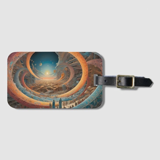 Spirituelle Welt Gepäckanhänger (Vorderseite (Horizontal))