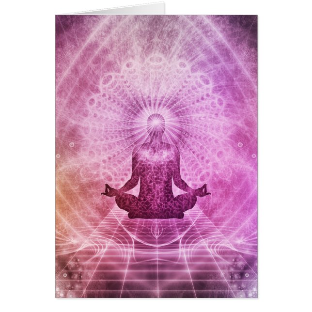 Spirituelle Yoga Meditation Zen Farblich (Vorne)