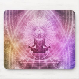 Spirituelle Yoga Meditation Zen Farblich Mousepad