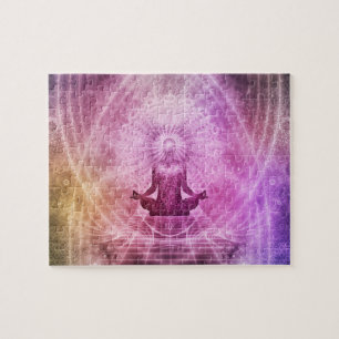 Spirituelle Yoga Meditation Zen Farblich Puzzle
