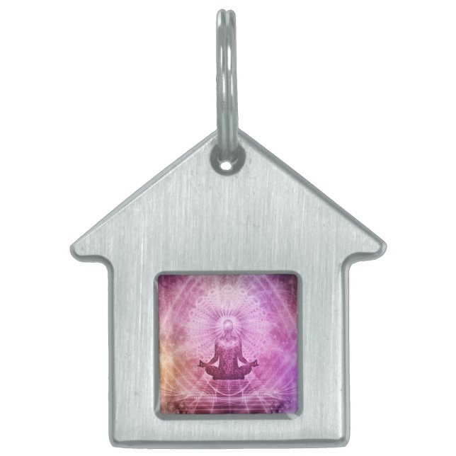 Spirituelle Yoga Meditation Zen Farblich Tiermarke (Vorderseite)