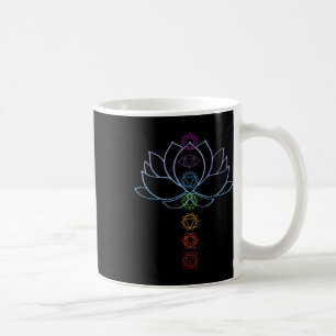 Spirituelle Zen-Lotusblume Chakren Ausgerichtetes  Kaffeetasse