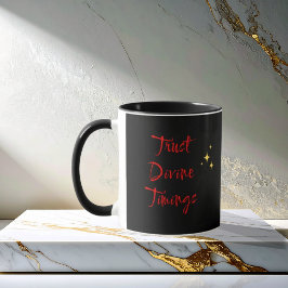Spiritueller Achtsamkeits-Kaffeebecher mit positiv Tasse