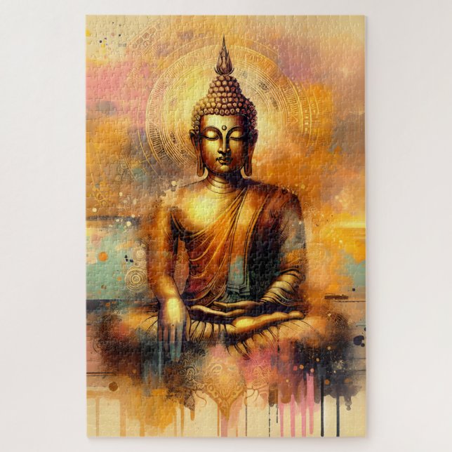 Spiritueller Buddha Puzzle (Vertikal)