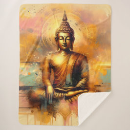 Spiritueller Buddha Sherpadecke