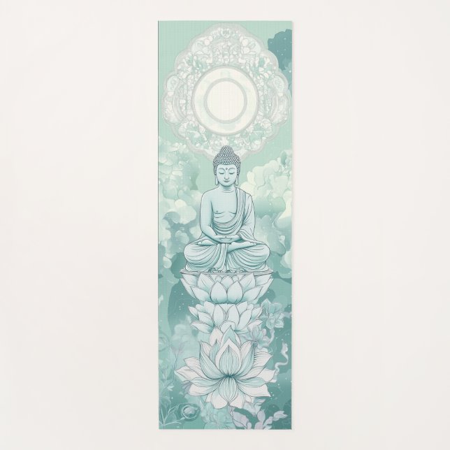 Spiritueller Buddha Yoga Mat für tägliche Mindheit Yogamatte (Vorderseite)