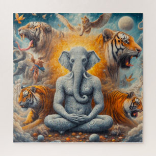 spiritueller Elefant Puzzle