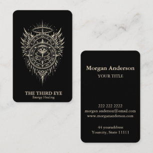 Spiritueller Energie Heiler Reiki Visitenkarte