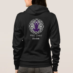 Spiritueller Free Spirit Boho Personalisiert  Hoodie