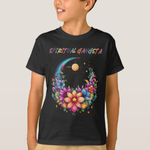 Spiritueller Gangsta-Blumenmond-Yoga-Meditations-M T-Shirt