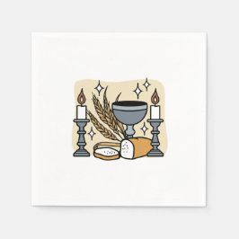 Spiritueller Glaube und Gnade - Christliche Kraft Serviette