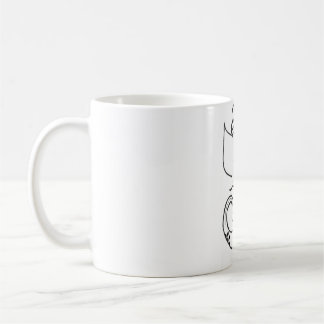 Spiritueller Herr Shiva Ganesha Line Art Sketch Ka Kaffeetasse