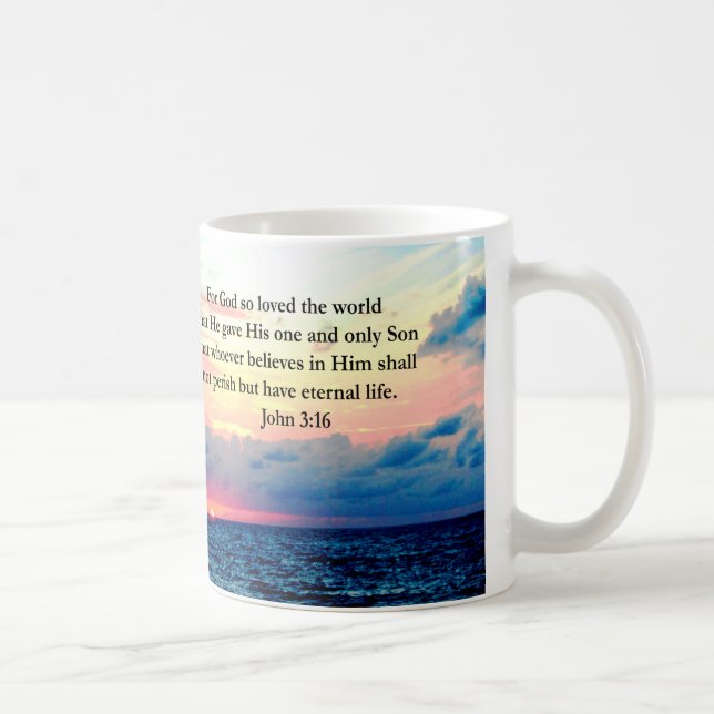 SPIRITUELLER JOHN 3:16 FOTO KAFFEETASSE (Rechts)
