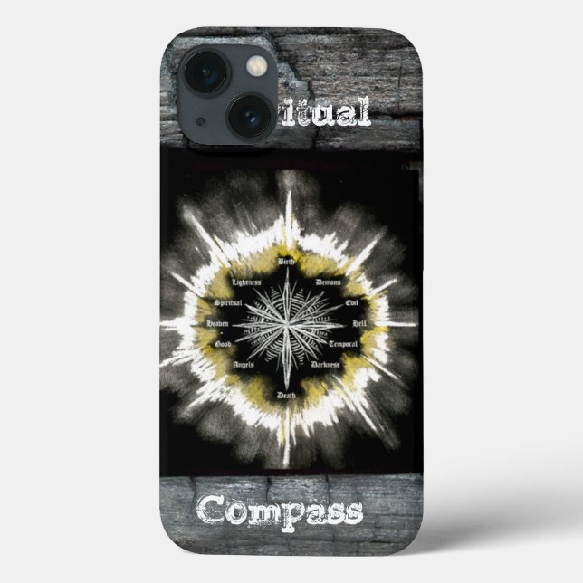 Spiritueller Kompass Case-Mate iPhone Hülle (Rückseite)