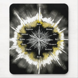 Spiritueller Kompass Mousepad