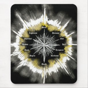Spiritueller Kompass Mousepad