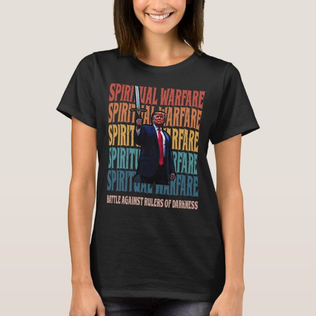 Spiritueller Krieg_Christlicher T - Shirt (Vorderseite)