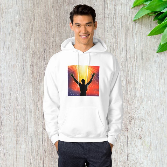 Spiritueller Man Mens Hoodie (Von Creator hochgeladen)