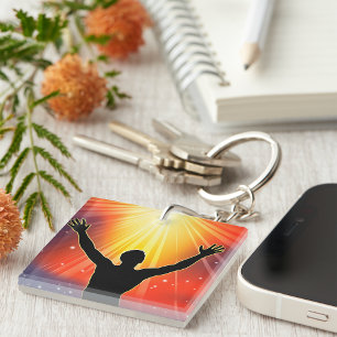 Spiritueller Man Schlüsselanhänger