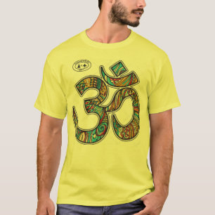 Spiritueller Om Symbol Gelber T - Shirt