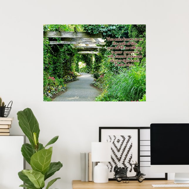 Spiritueller Pfad Inspirationspopster Poster (Heimbüro)