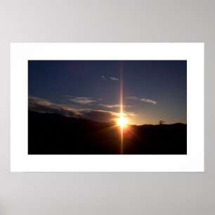 Spiritueller Sonnenuntergang Poster