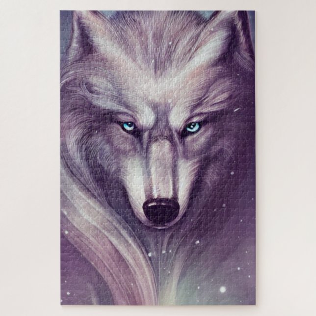 Spiritueller Wolf Jigsaw Puzzle (Vertikal)