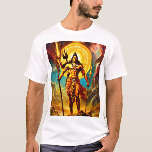 Spirituelles Abstraktes Bild von Lord Shiva T-Shirt