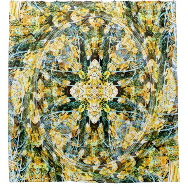 Spirituelles Blühen....... Duschvorhang (Vorderseite)