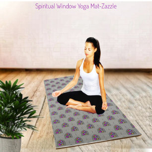 Spirituelles Fenster Yogamatte
