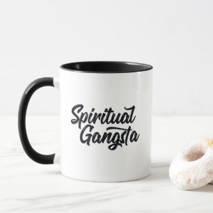 Spirituelles Gangsta Funny Yoga Zitat Design Tasse