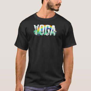 Spirituelles grünes Yoga für Frauen T-Shirt