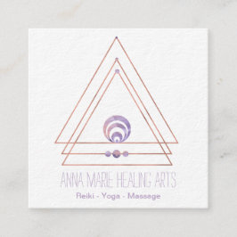 Spirituelles Neues Zeitalter und metaphysische| Li Quadratische Visitenkarte