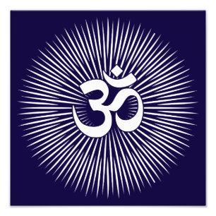 Spirituelles Om Design Fotodruck