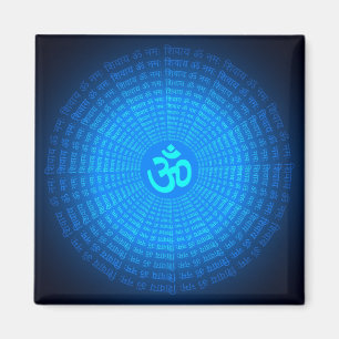 Spirituelles Om Design Magnet